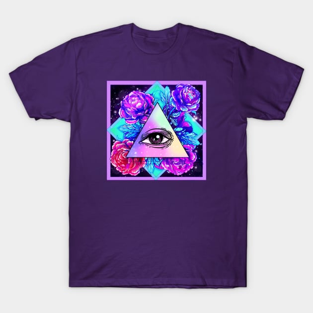 Colorful Eye T-Shirt by BigOrangeShirtShop